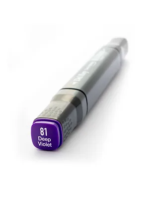 Del Rey Twin Çift Uçlu Marker Kalem P81 Deep Violet