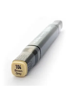 Del Rey Twin Çift Uçlu Marker Kalem Br104 Brown Green