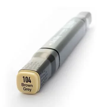 Del Rey Twin Çift Uçlu Marker Kalem Br104 Brown Green