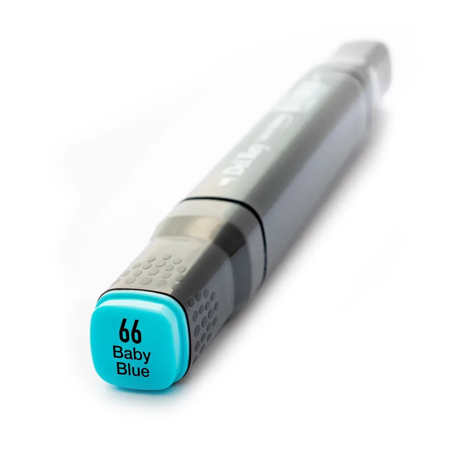 Del Rey Twin Çift Uçlu Marker Kalem B66 Baby Blue