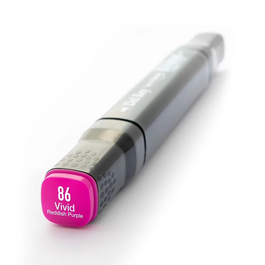 Del Rey Twin Çift Uçlu Marker Kalem Rp86 Vivid Reddish Purple