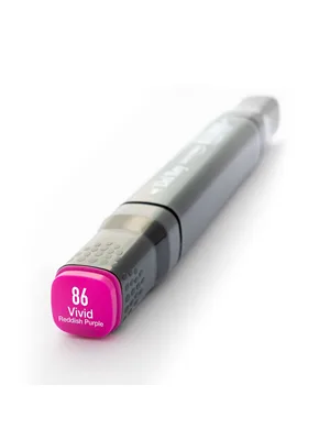 Del Rey Twin Çift Uçlu Marker Kalem Rp86 Vivid Reddish Purple