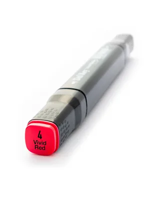 Del Rey Twin Çift Uçlu Marker Kalem R4 Vivid Red