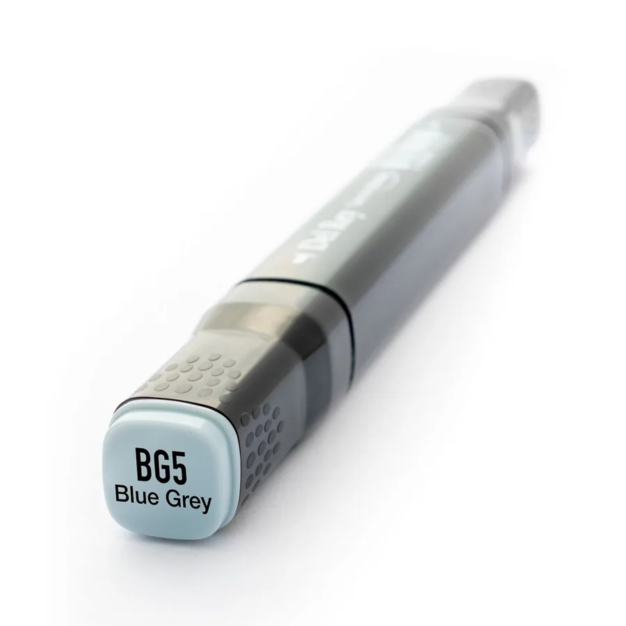Del Rey Twin Çift Uçlu Marker Kalem Bg5 Blue Grey