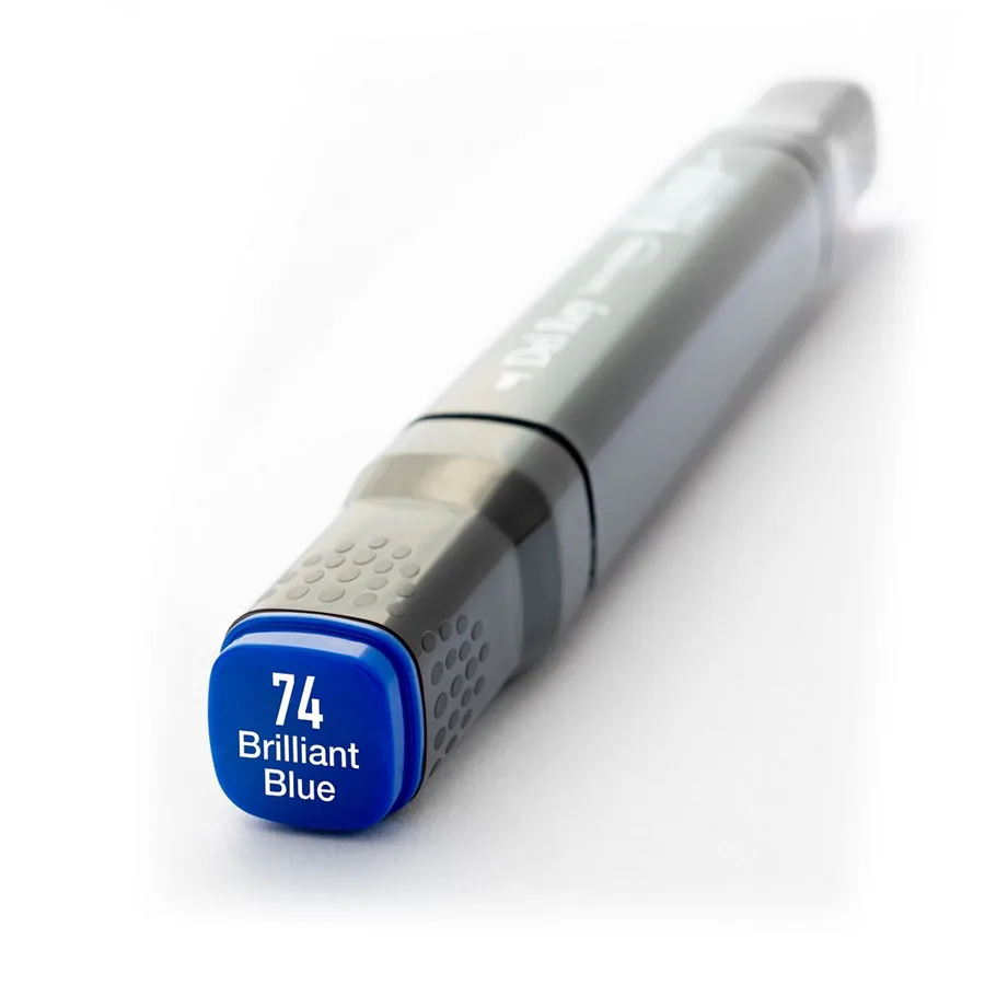 Del Rey Twin Çift Uçlu Marker Kalem Pb74 Brilliant Blue