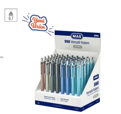 Mas 0.7 Steady Versatil Kalem Pastel Renkler 6572