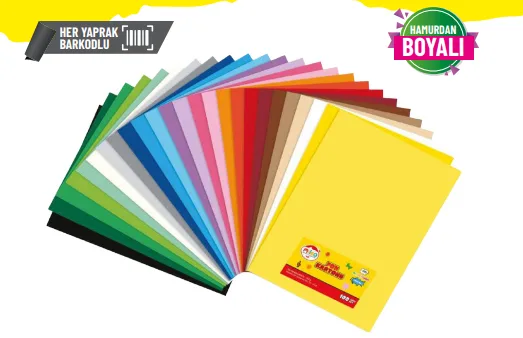 Mileo 50x70 160 Gr Hamurdan Boyalı Fon Kartonu Mavi 1701