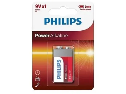 Philips 9v Power Alkalin Pil 6lr61p1b