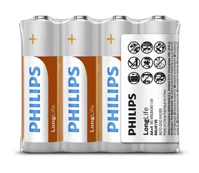 Philips Aa Longlife 4"lü Kalem Pil R6l4f