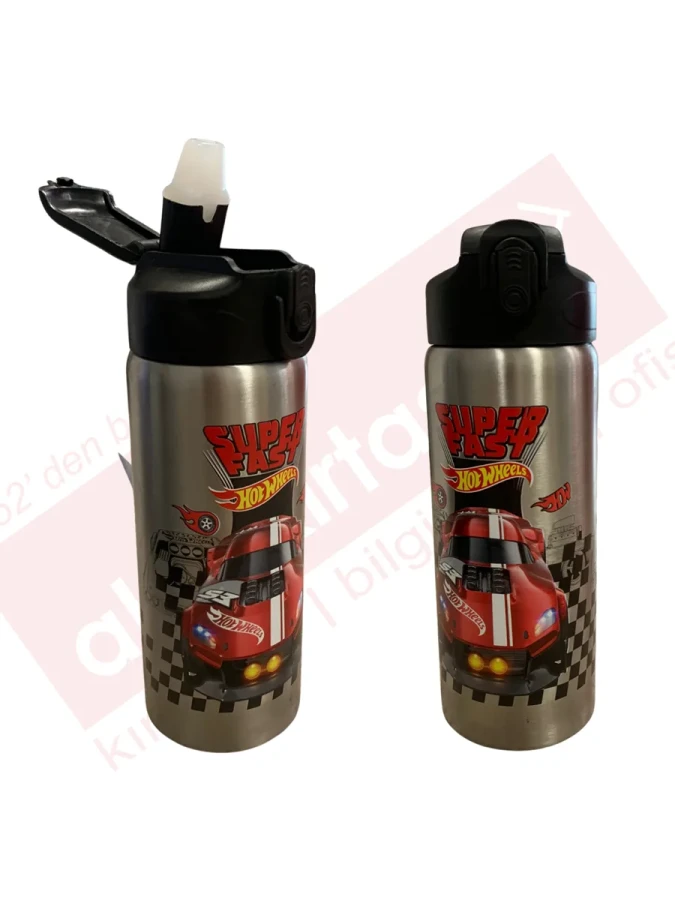 Wiggle Hot Wheels 600ml Çelik Matara 3437