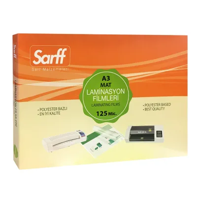 Sarff 97x137mm 125mic Laminasyon Filmi 100 Lü 15309014