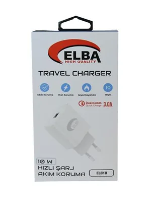Elba Elb10 10w 3.0a Usb Girişli Hızlı Şarj Başlığı