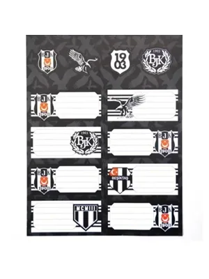 Timon Beşiktaş Okul Etiketi 3 Lü 463641