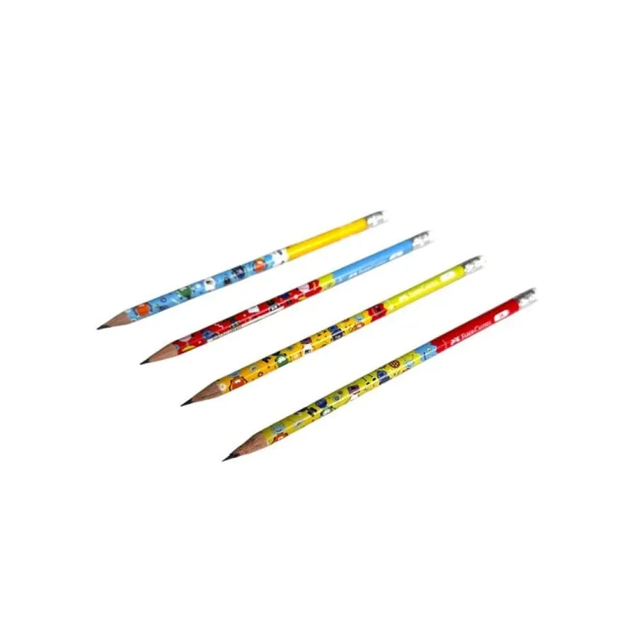 Faber Castell Desenli Robot 2b Kurşun Kalem Silgili 5244000072