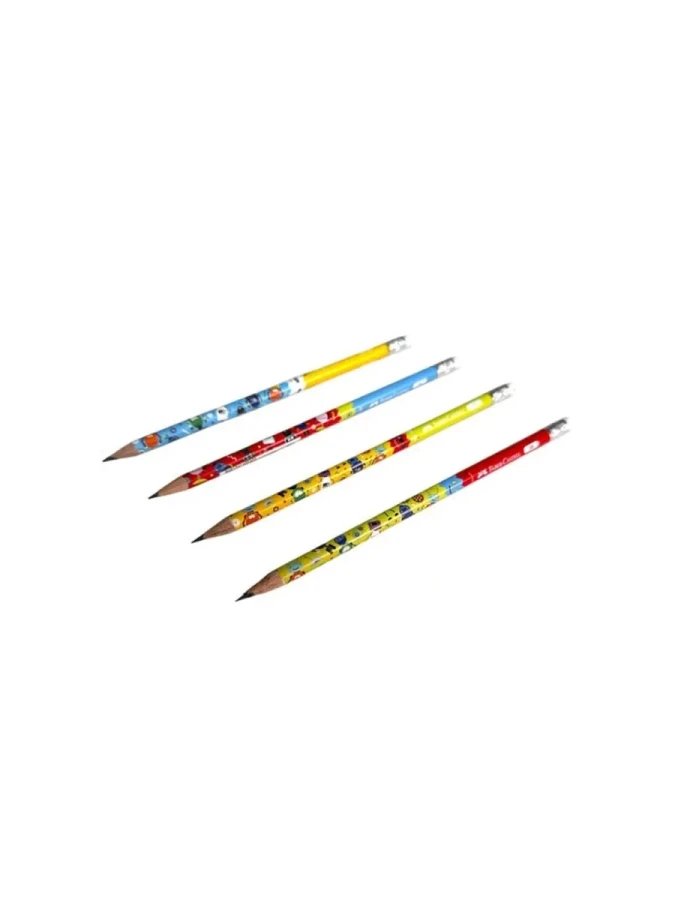 Faber Castell Desenli Robot 2b Kurşun Kalem Silgili 5244000072