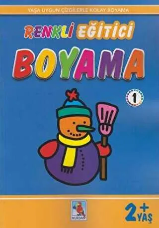 Renkli Eğitici Boyama 1 (+2 Yaş) - Nurdan Yayınları
