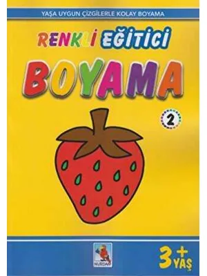 Renkli Eğitici Boyama 2 (+3 Yaş) - Nurdan Yayınları