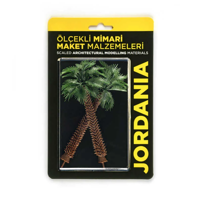 Jordania 1\100 8 Cm Palmiye Yeşil 2"li Je03-s08