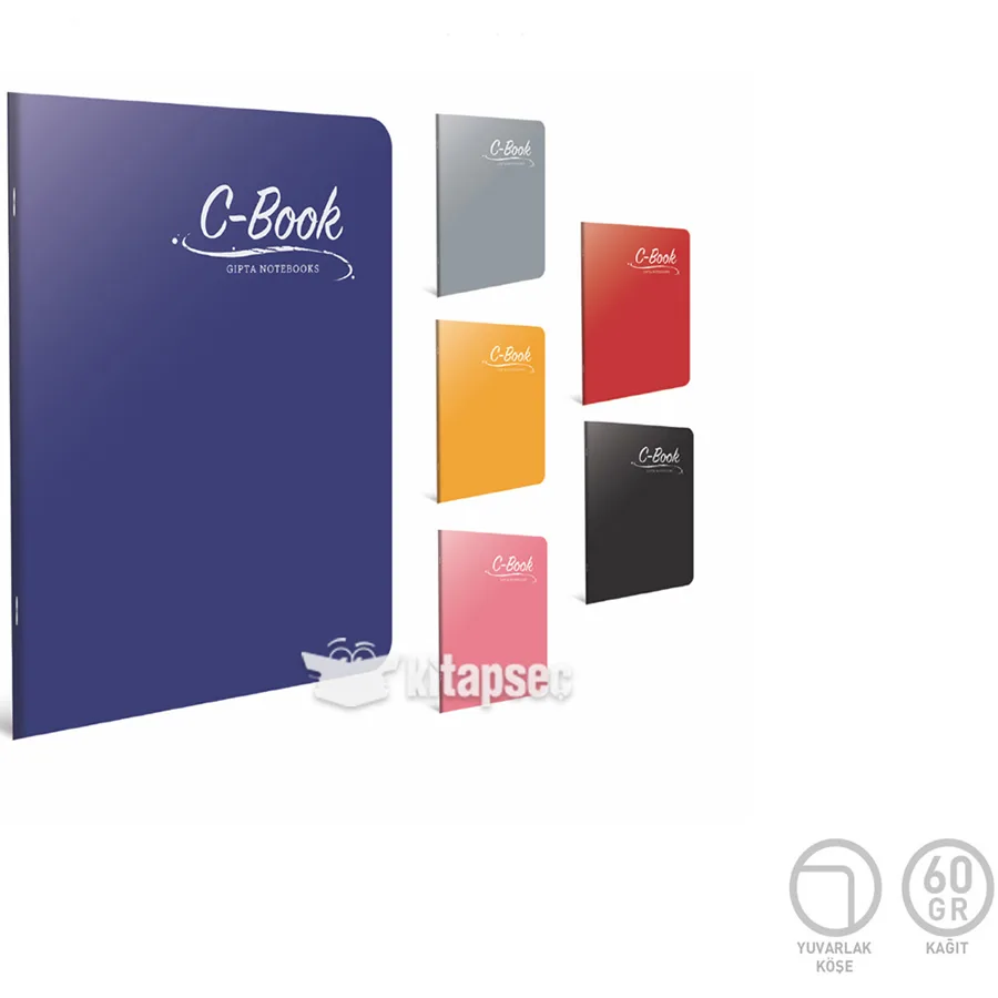 Gıpta C Book A4 Pp Kapak Tel Dikişli Defter Kareli 40 Yp 6898