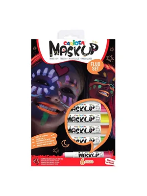 Carioca 6 Gr Yüz Boyası 6"lı Fosforlu 43156