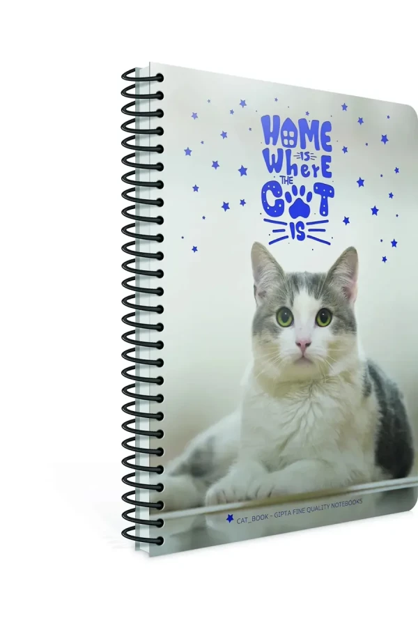 Gıpta Cats 17x24 Sert Kapak Spiralli Defter Çizgili 80 Yp 7621