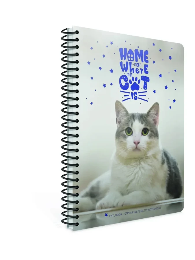 Gıpta Cats 17x24 Sert Kapak Spiralli Defter Çizgili 80 Yp 7621