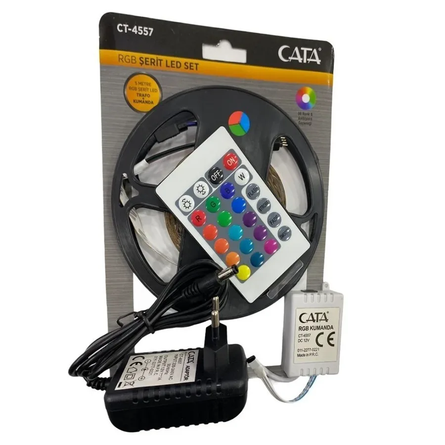 Cata Ct4557 5 Metre Kumandalı Rgb Şerit Led