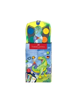 Faber Castell Connector Dino Suluboya 12 Li 125036