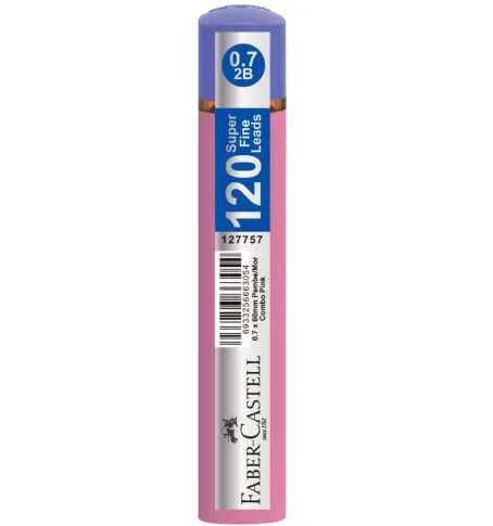 Faber Castell Grip 0.7 2b 60 Mm Min 120 Li Soft Touch Kombo Pembe-mor 5030127757