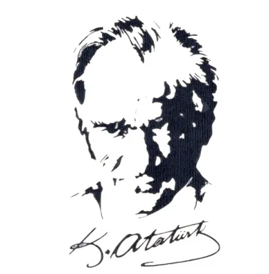 Svn Ata Silüet Folyo Sticker No:2