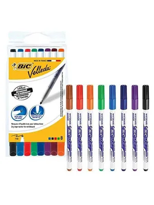 Bic Velleda 1721 Tahta Kalemi Fıne 8"li 503767