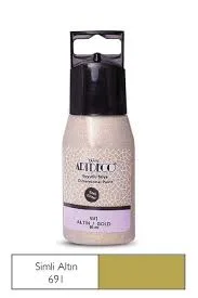 Artdeco 50 Ml Simli Boyutlu Boya Altın 691