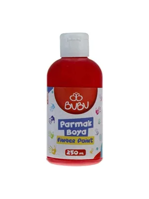 Bubu 250 Ml Parmak Boyası Kırmızı Par013