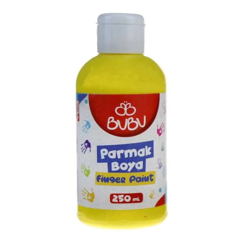 Bubu 250 Ml Parmak Boyası Sarı Par014