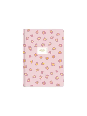 Keskin Color 17x24 Sert Kapak Akademik Ajanda Pembe Leopar 600098-99 (2025-2026)