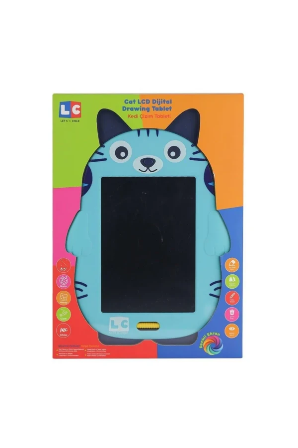 Enfal Let's Be Child 8.5" Lcd Kedi Dijital Çizim Tableti Lc-31070