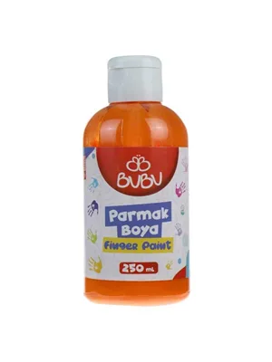 Bubu 250 Ml Parmak Boyası Turuncu Par018