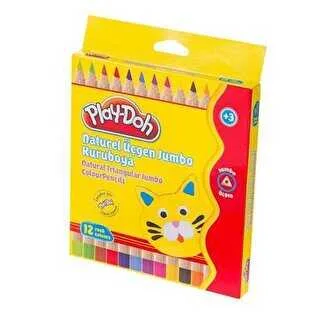 Play-doh Naturel Jumbo Kuruboya Kalemi 12 Renk Ku009