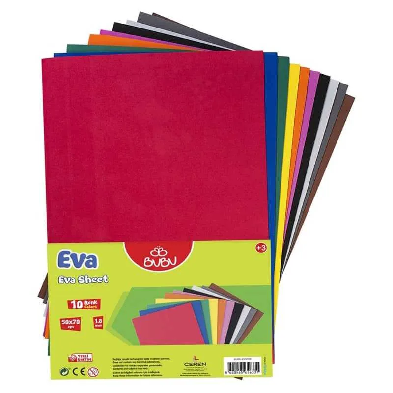 Bubu 50x70 Cm 1.8 Mm Eva 10 Renk Ev0039