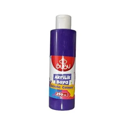 Bubu 250 Ml Akrilik Boya Mor Akr010