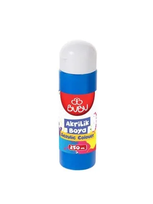 Bubu 250 Ml Akrilik Boya Kırmızı Akr007