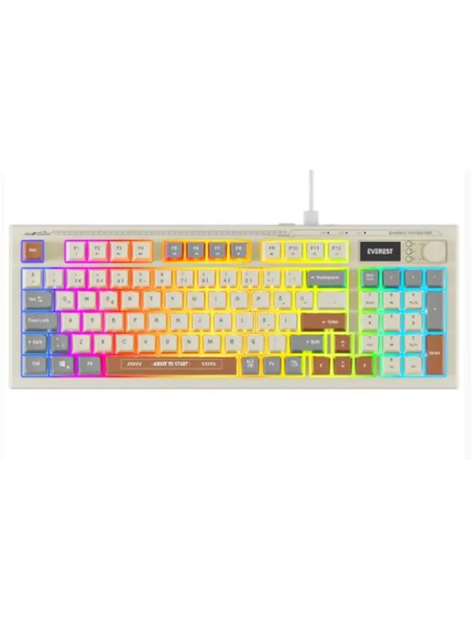 Everest Kb-79 Silent Pro Sessiz Rgb Işıklı Oyuncu Klavyesi