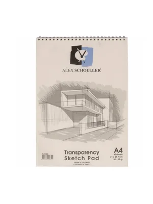 Schoellershammer A4 50\55 Gr Glama Spiralli Aydınger Çizim Defteri 30 Yp