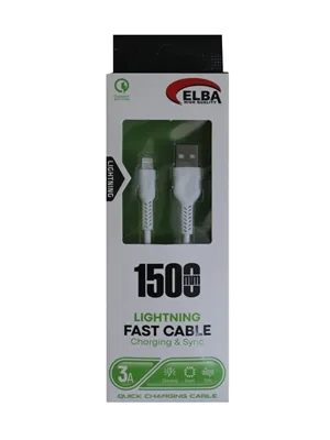 Elba Elb38 1.5 Metre Usb-a To Lightning Şarj Kablosu