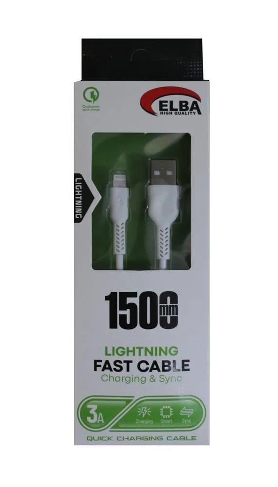Elba Elb38 1.5 Metre Usb-a To Lightning Şarj Kablosu