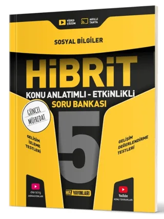 Hız Yay.-5.sınıf Sosyal Bilgiler Hibrit Konu Anlatımlı Etkinlikli Soru Bankası 2526