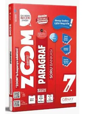 Günay Yay.- 7.sınıf Zoom Serisi Paragraf Soru Bankası 2526