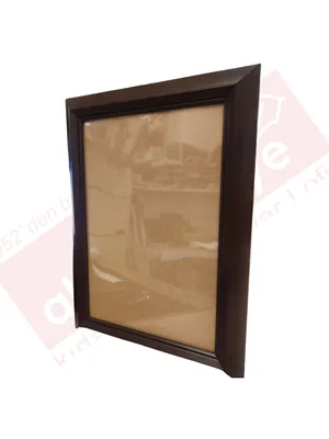 Art&ags A4 35 Mm Ahşap Görünümlü Piramit Çerçeve Kahverengi
