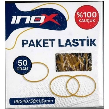 İnox Ambalaj Lastiği Kauçuk 50 Gr 50x1.5 Mm 08240
