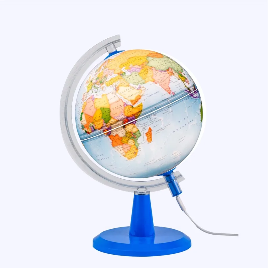 Gürbüz 20 Cm Işıklı Siyasi Modern Küre 48203